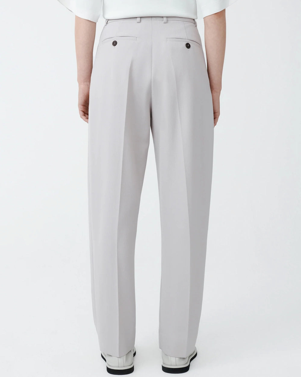 Sperro Double Pleat Pant - Gull Grey