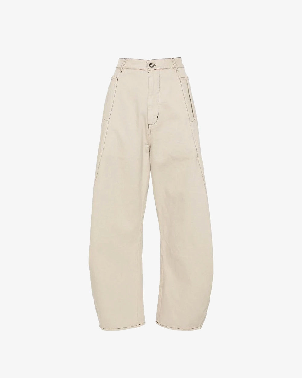 Shade Denim Pants - Tan