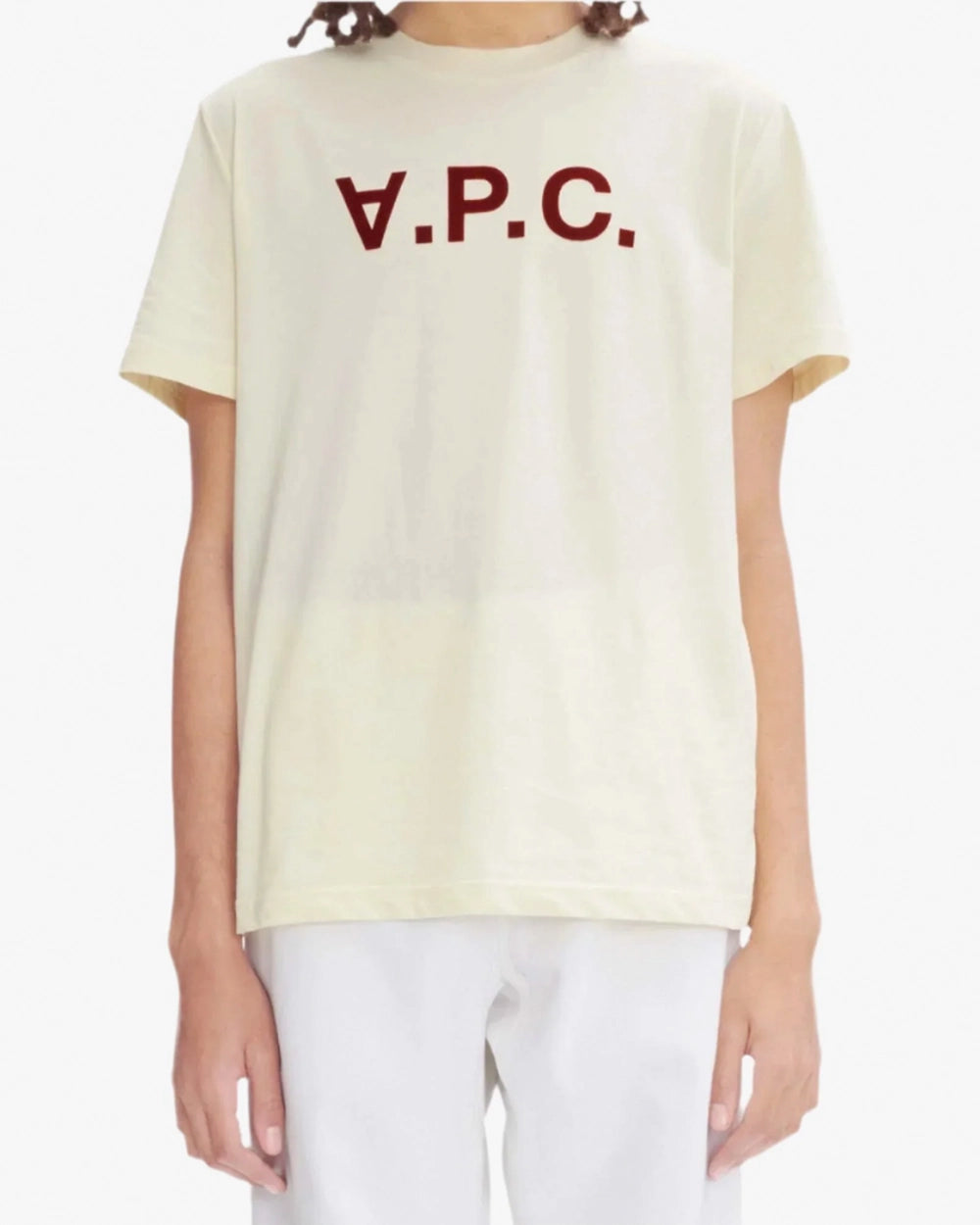 Standard Grand Vpc T-Shirt - Ecru/Burgundy