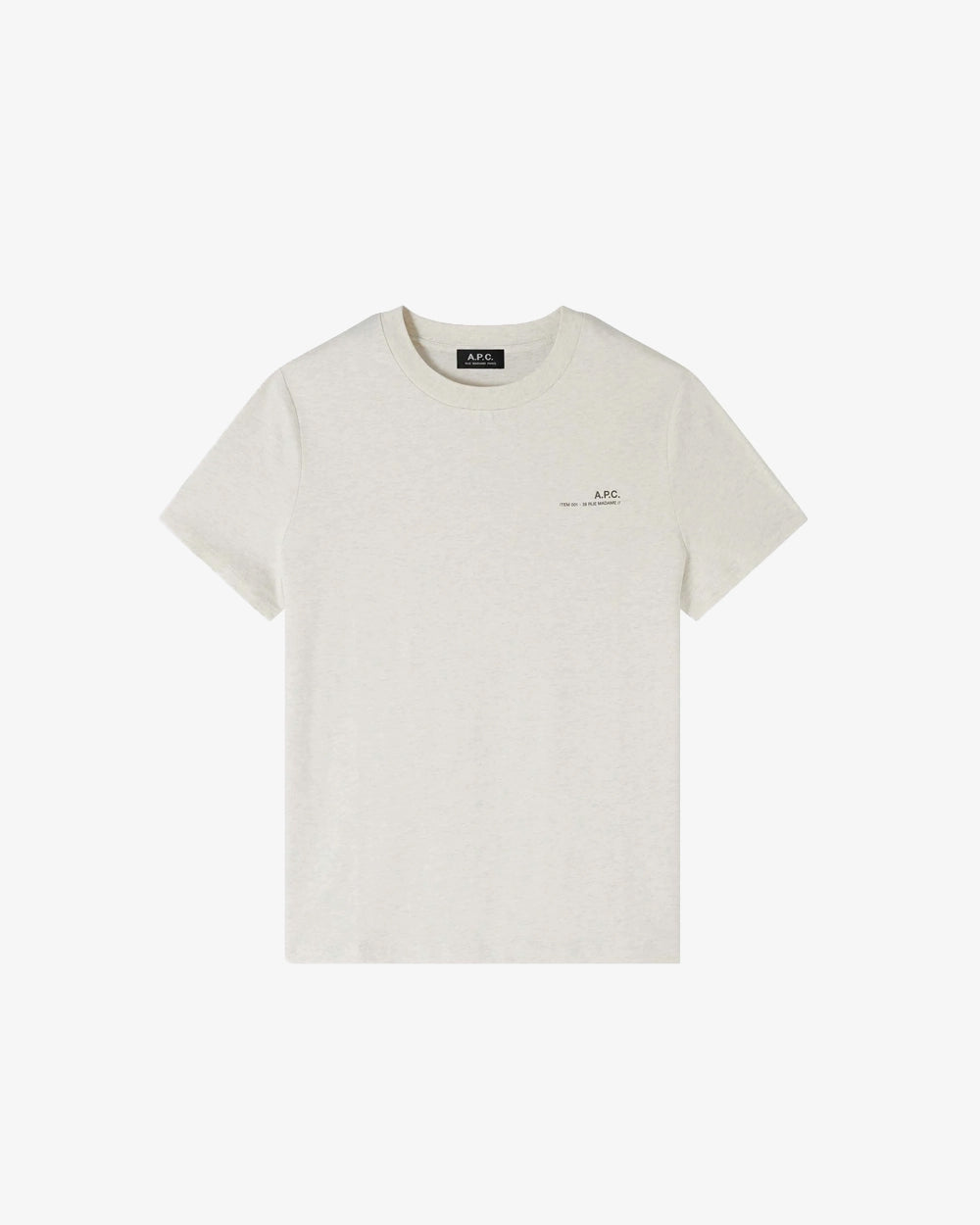 Standard Item T-Shirt - Heather Ecru/ Khaki