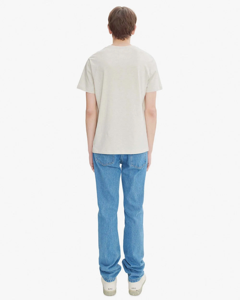 Standard Item T-Shirt - Heather Ecru/ Khaki