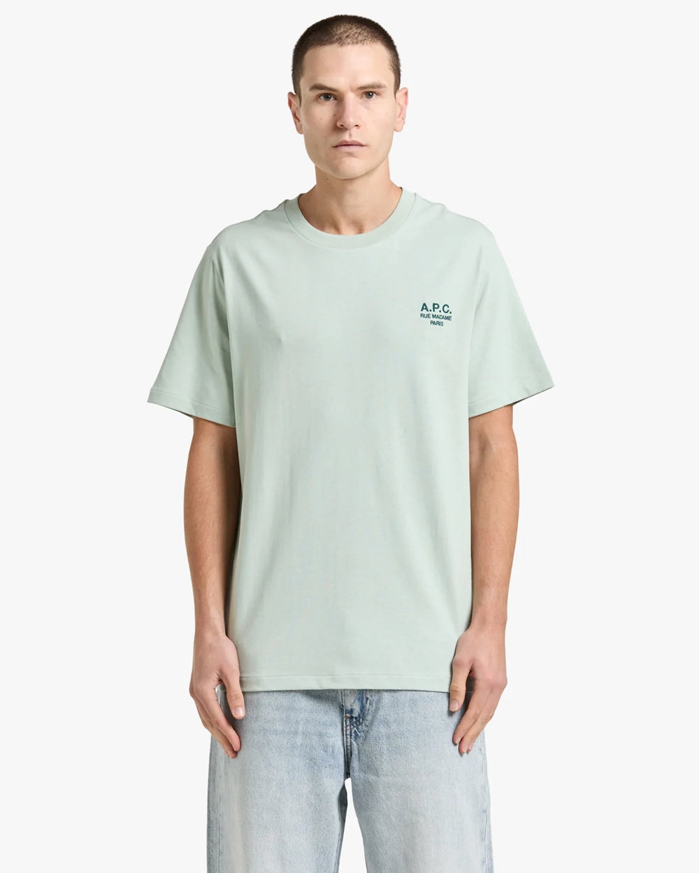 Standard Rue Madame T-Shirt - Light Green/Green