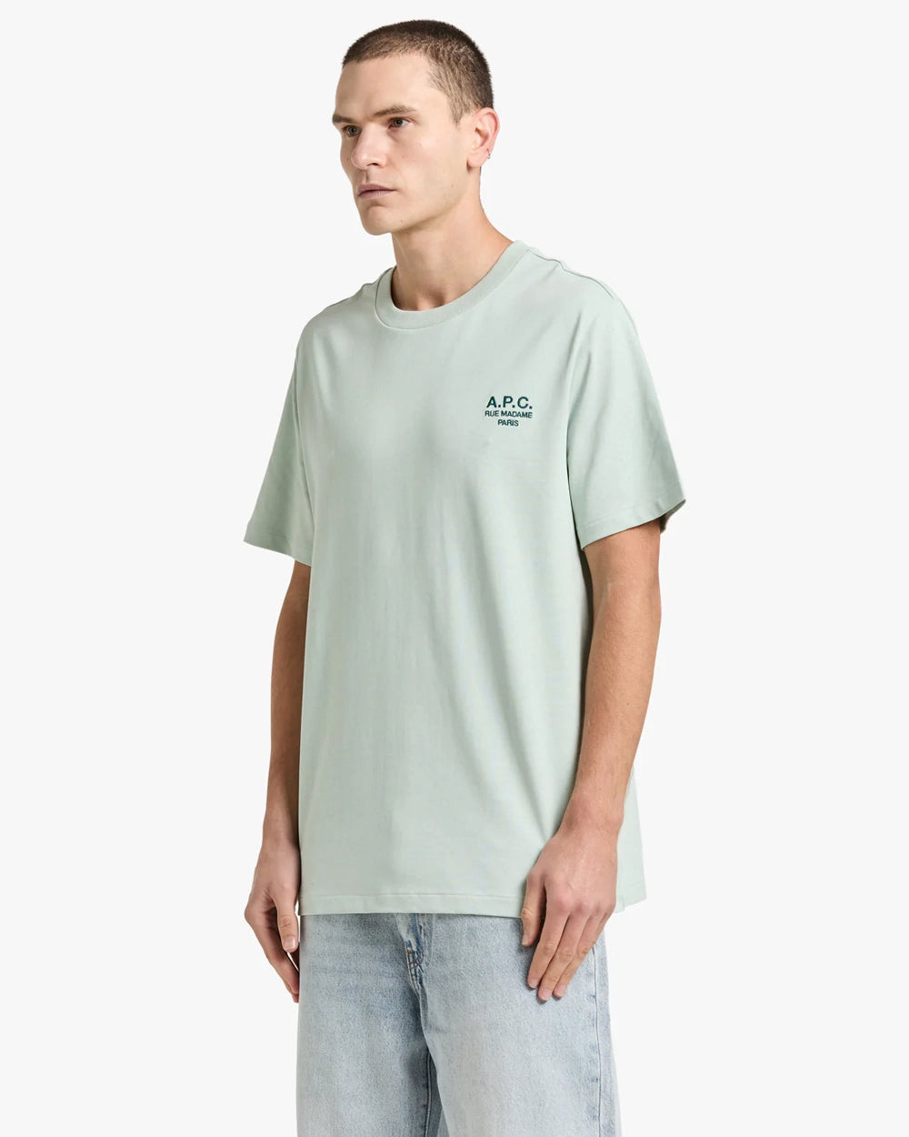 Standard Rue Madame T-Shirt - Light Green/Green