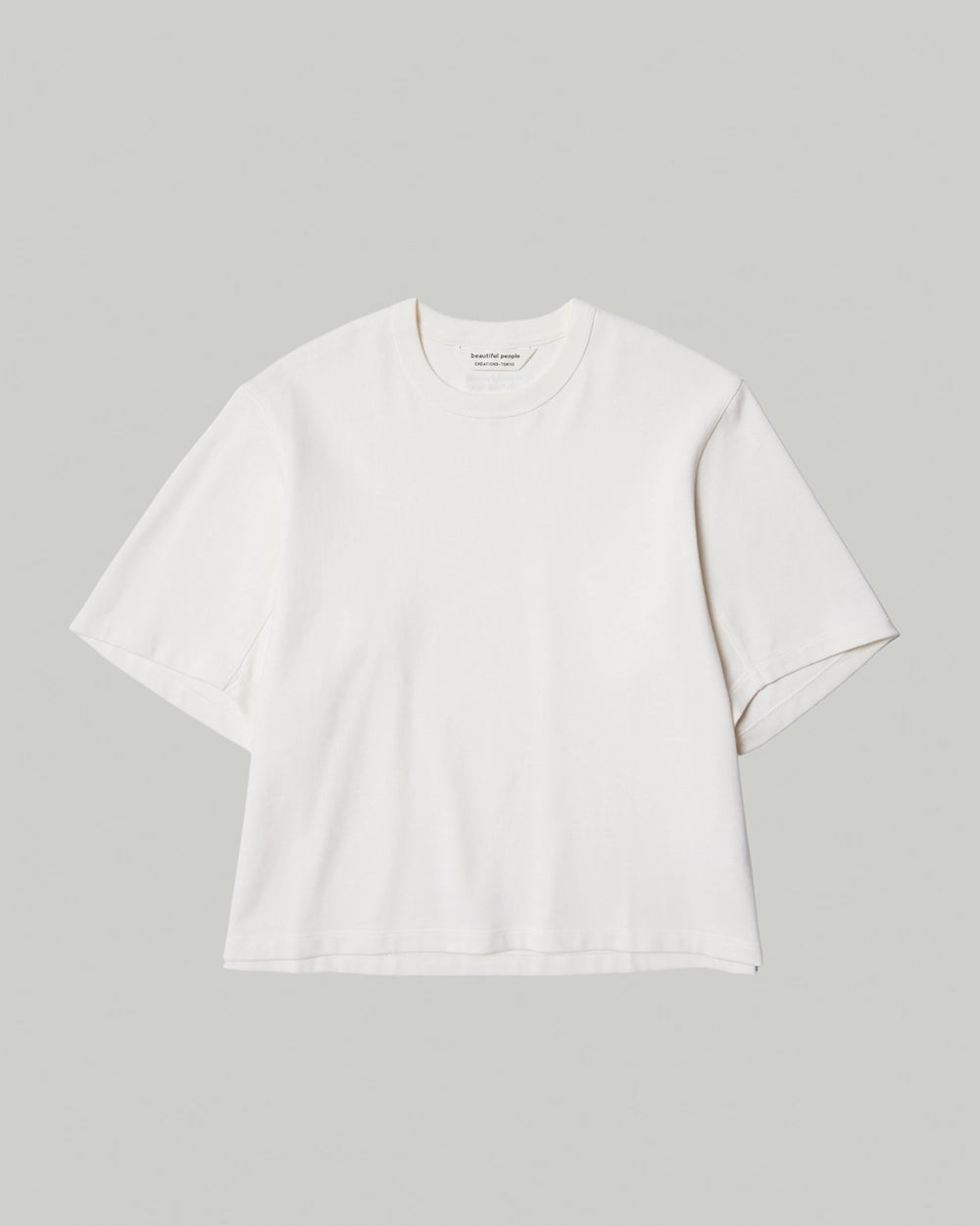 Suvin Compact Jersey Half Sleeve T-Shirt - Off White