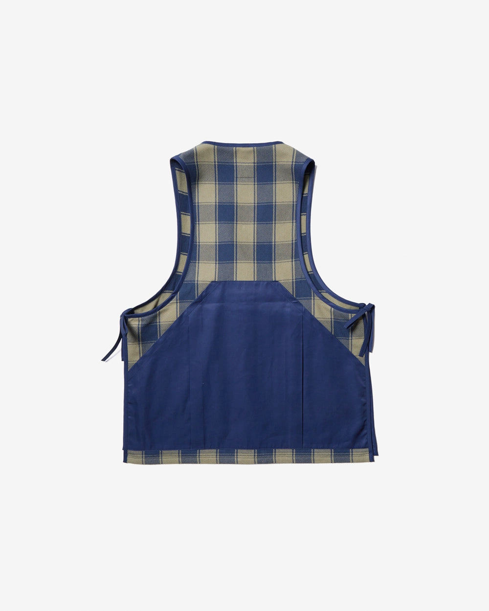 Utility Vest - Indigo Check