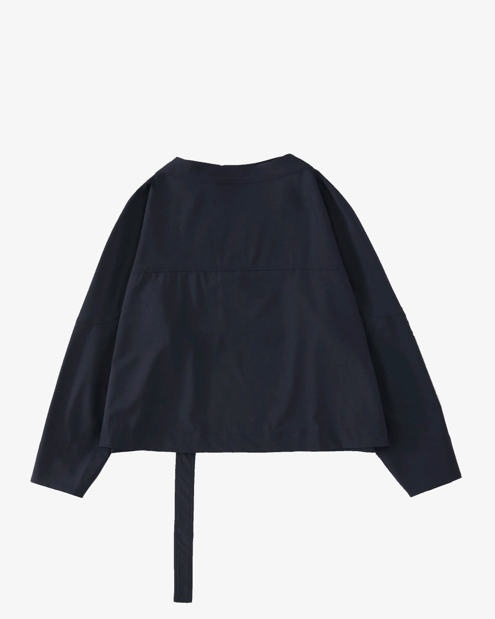 Velho Open Back Boat Neck Top - Darkest Navy