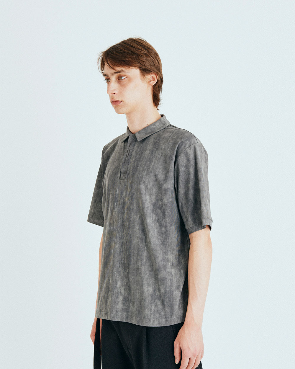 Vintage Polo Shirt - Charcoal