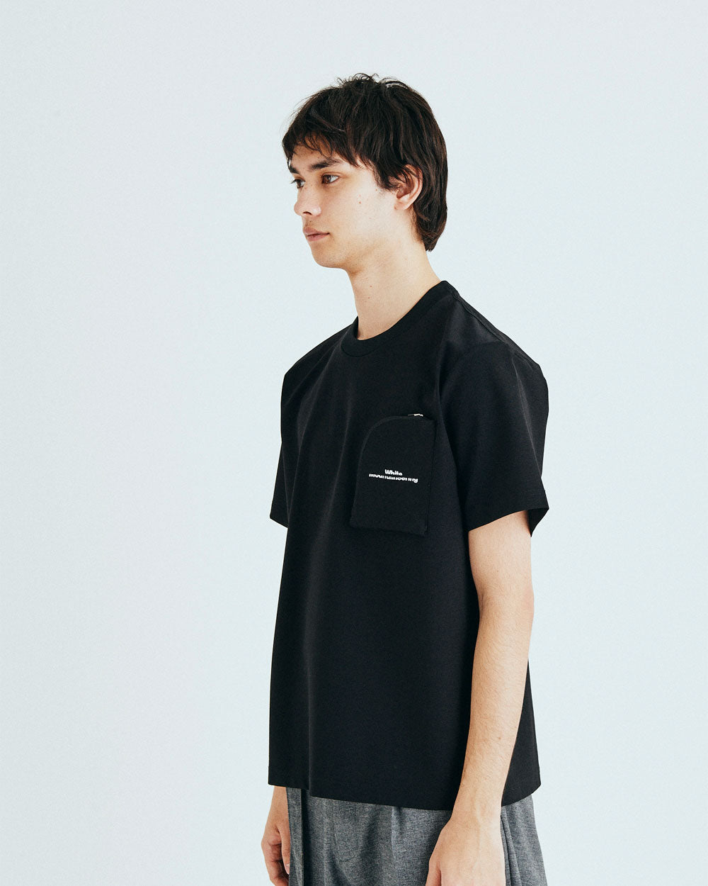 Zip Pocket T-Shirt - Black