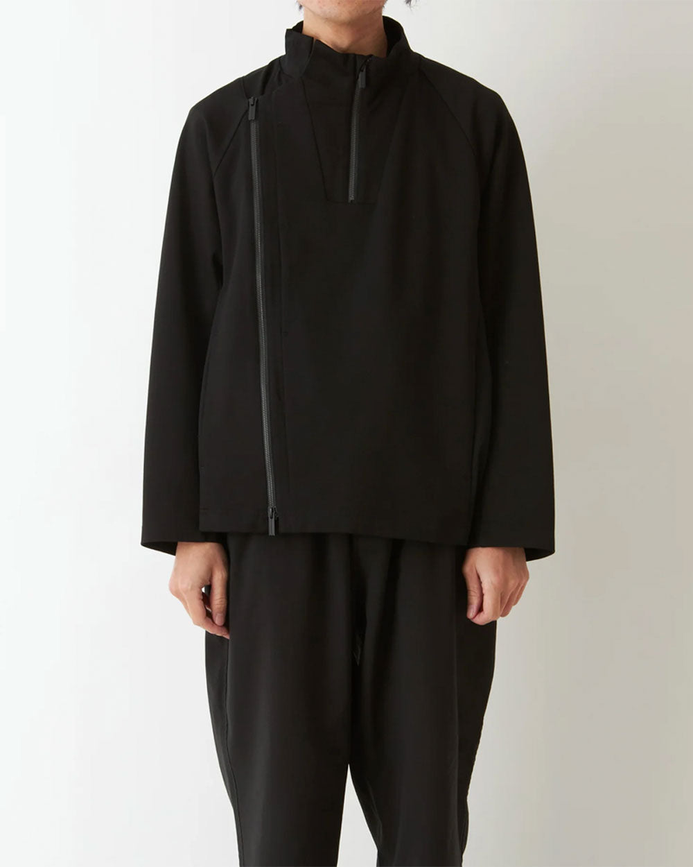 Zip Pullover - Black