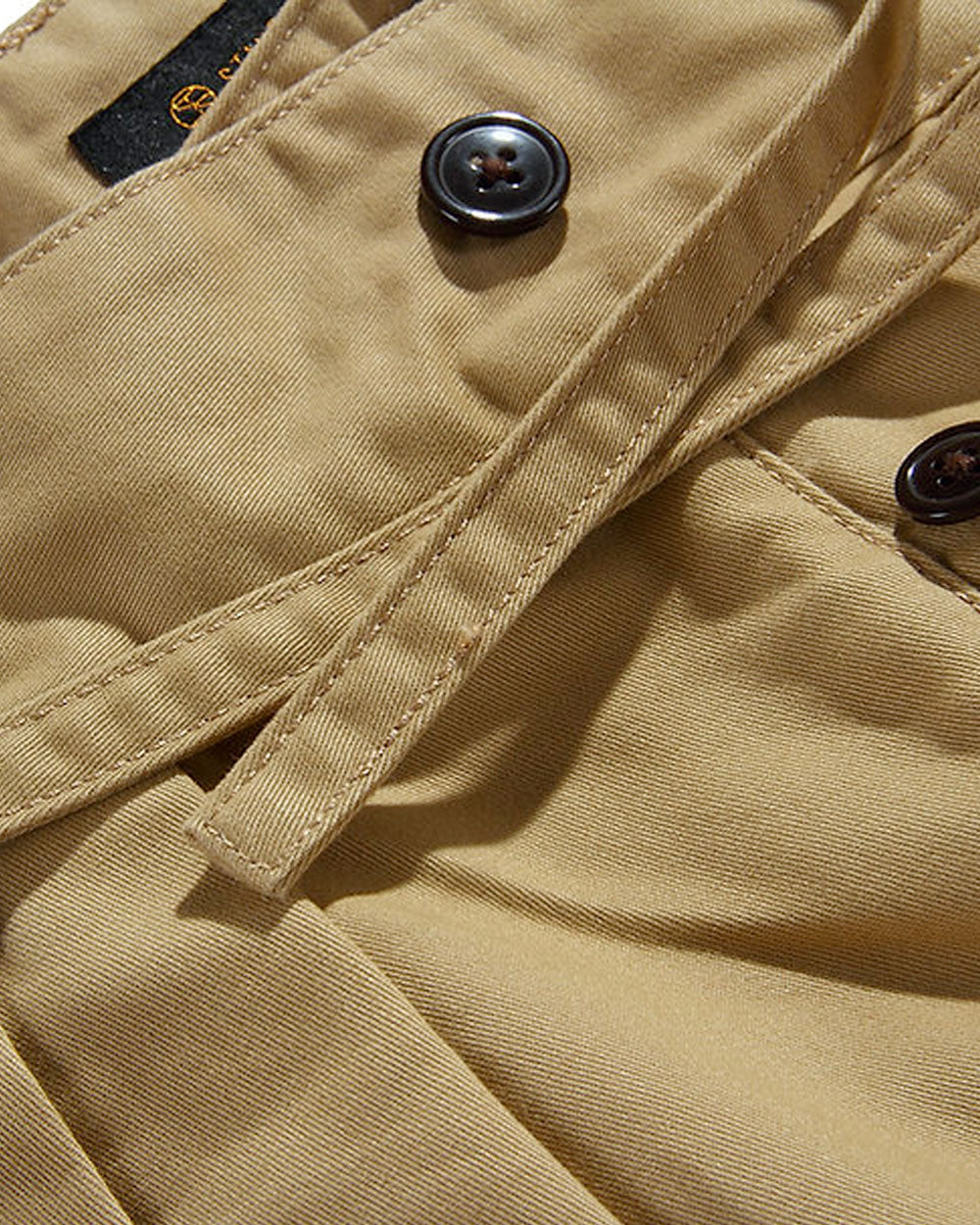 Adjustable Waist Trousers - Khaki