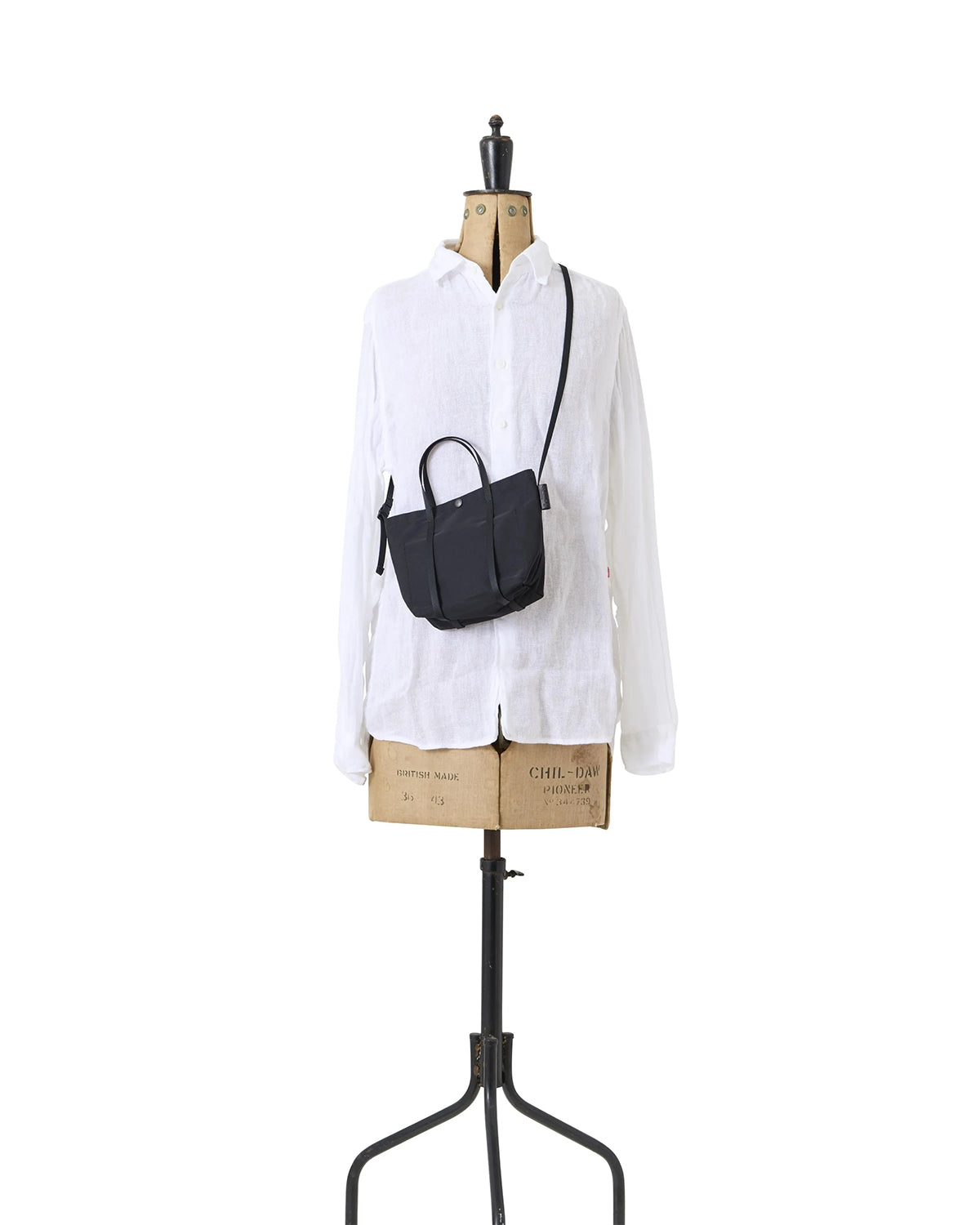 Gabardine 2 way Shoulder Portable S - Black