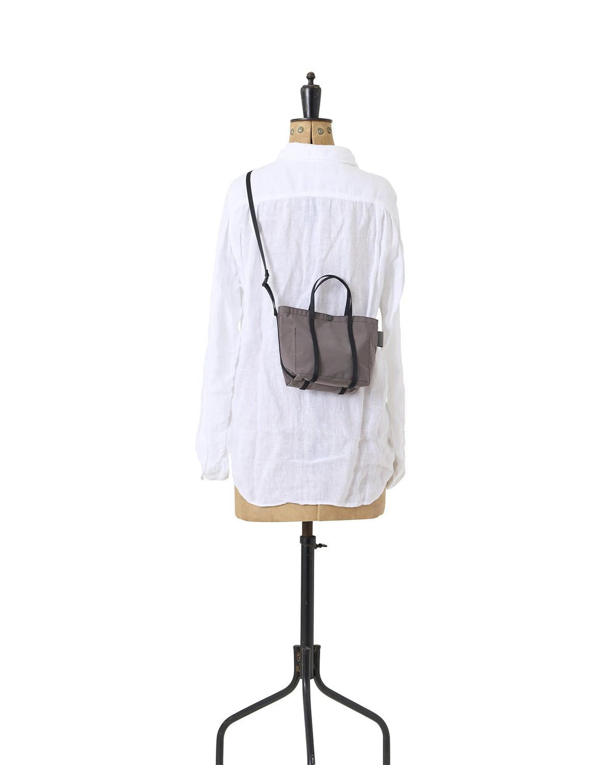 Gabardine 2 way Shoulder Portable S - Grey