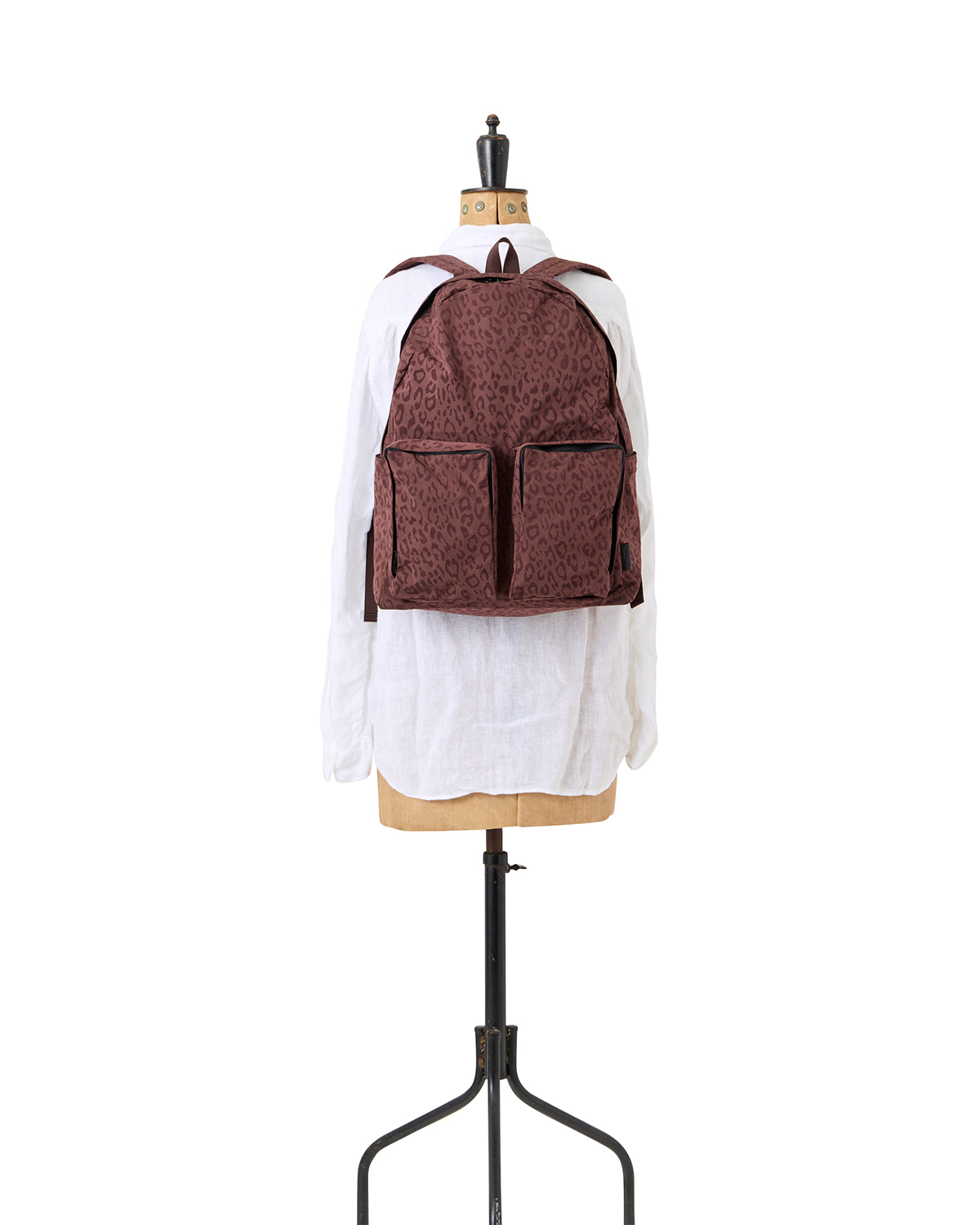 Gabardine Backpack M - Leopard