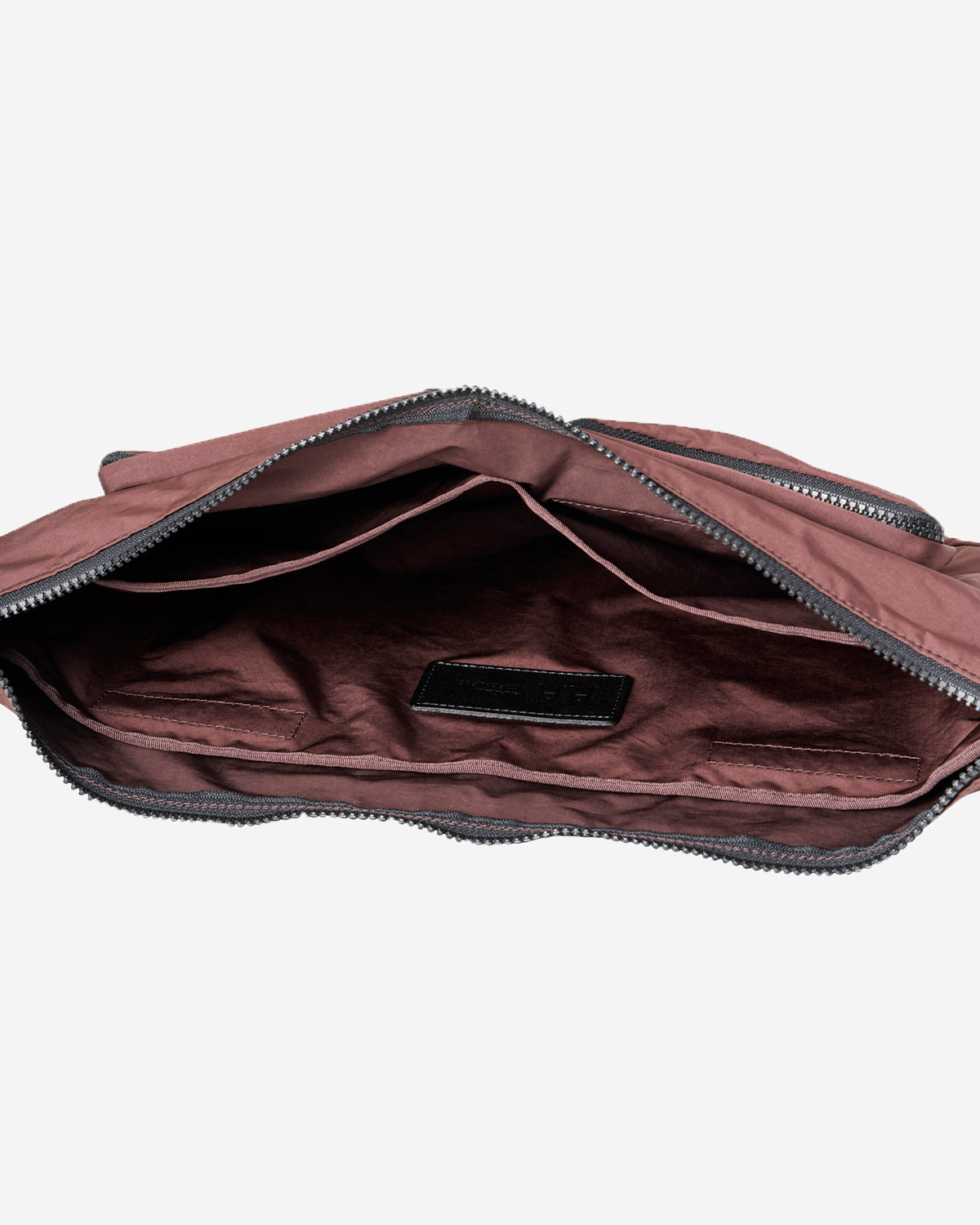 Gabardine Bodybag M - Bordeaux Brown