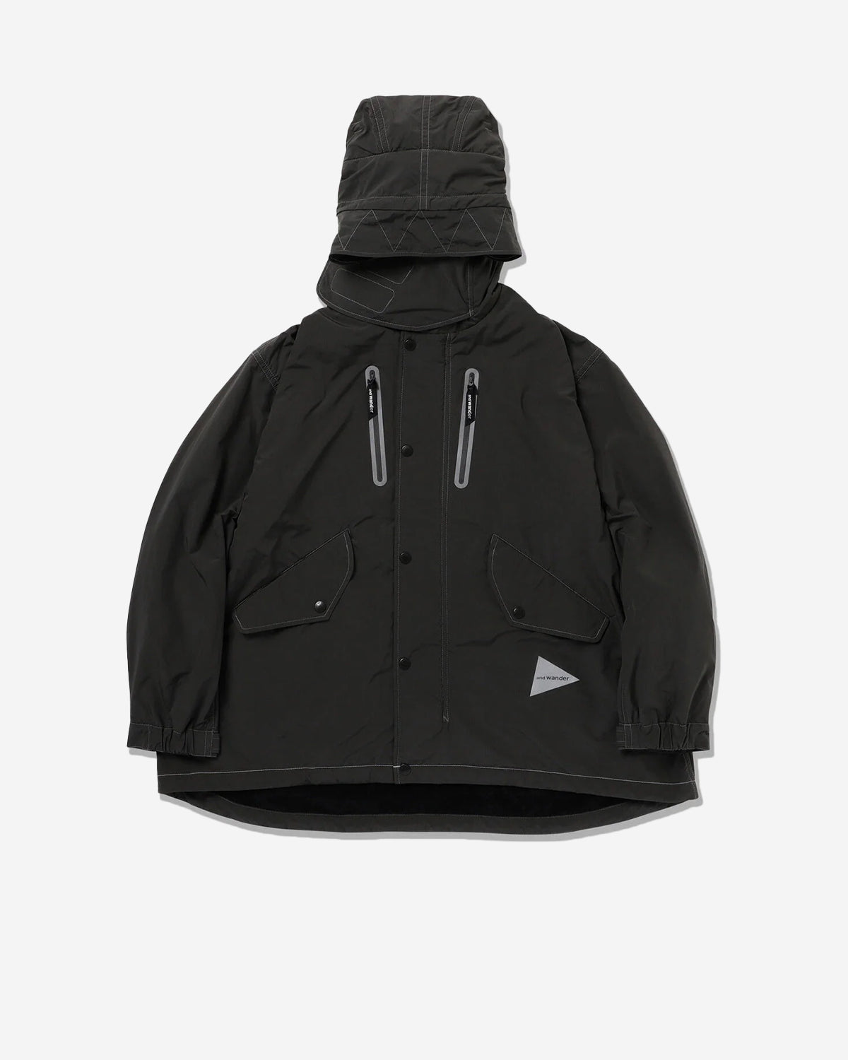 Fishtail Octa Coat - Charcoal