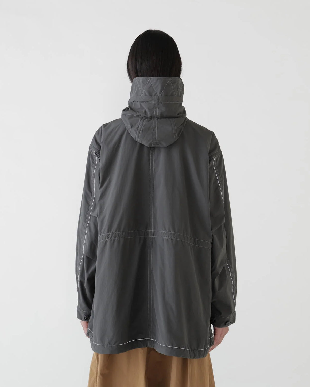 Fishtail Octa Coat - Charcoal