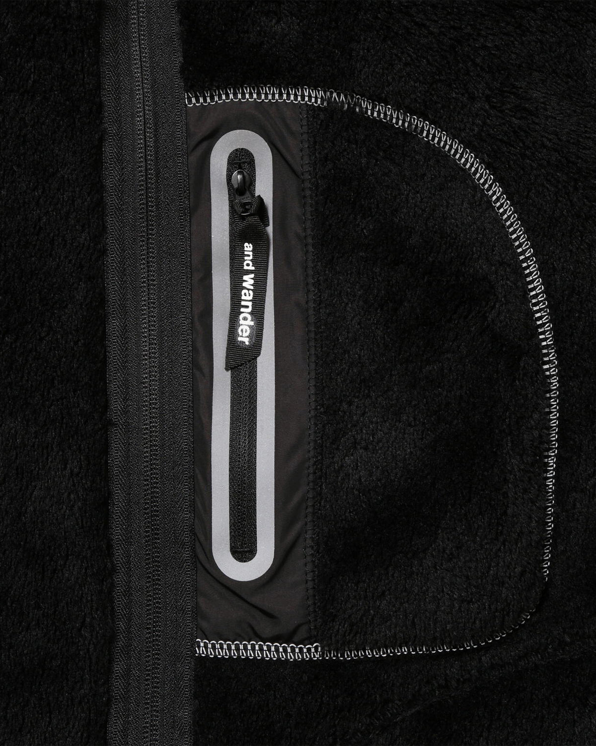 High Loft Fleece Jacket - Black
