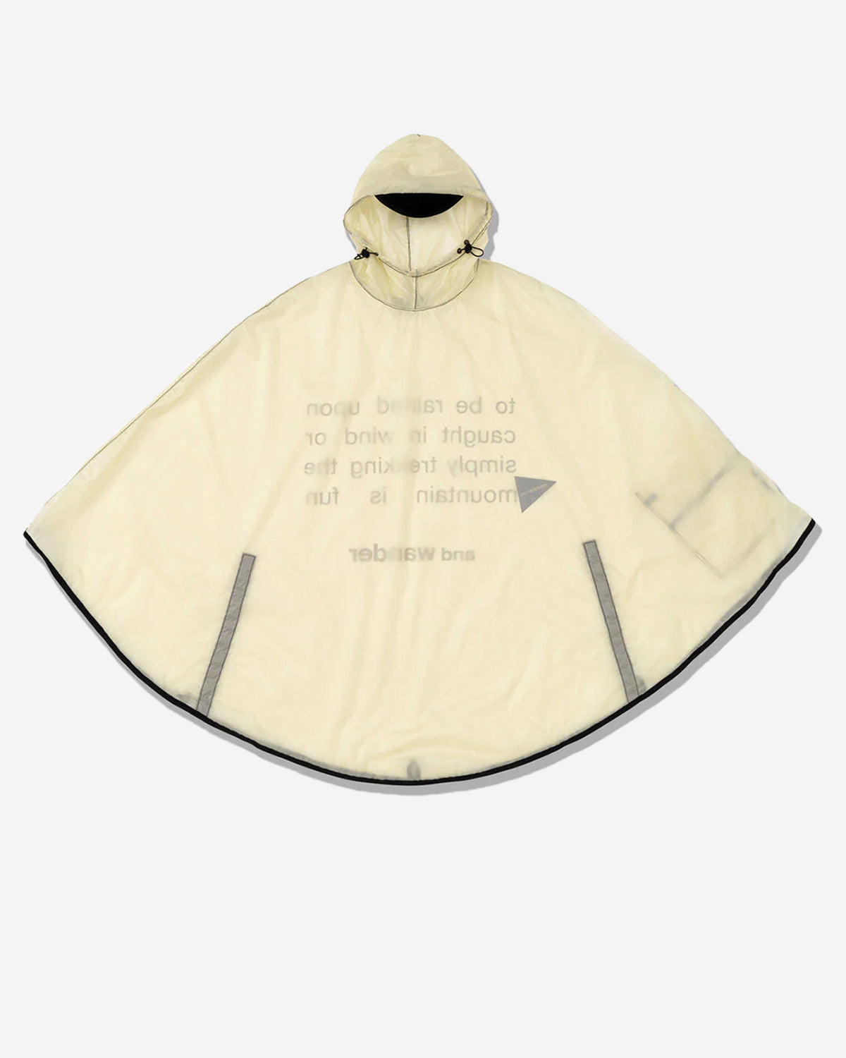 Sil Poncho - White