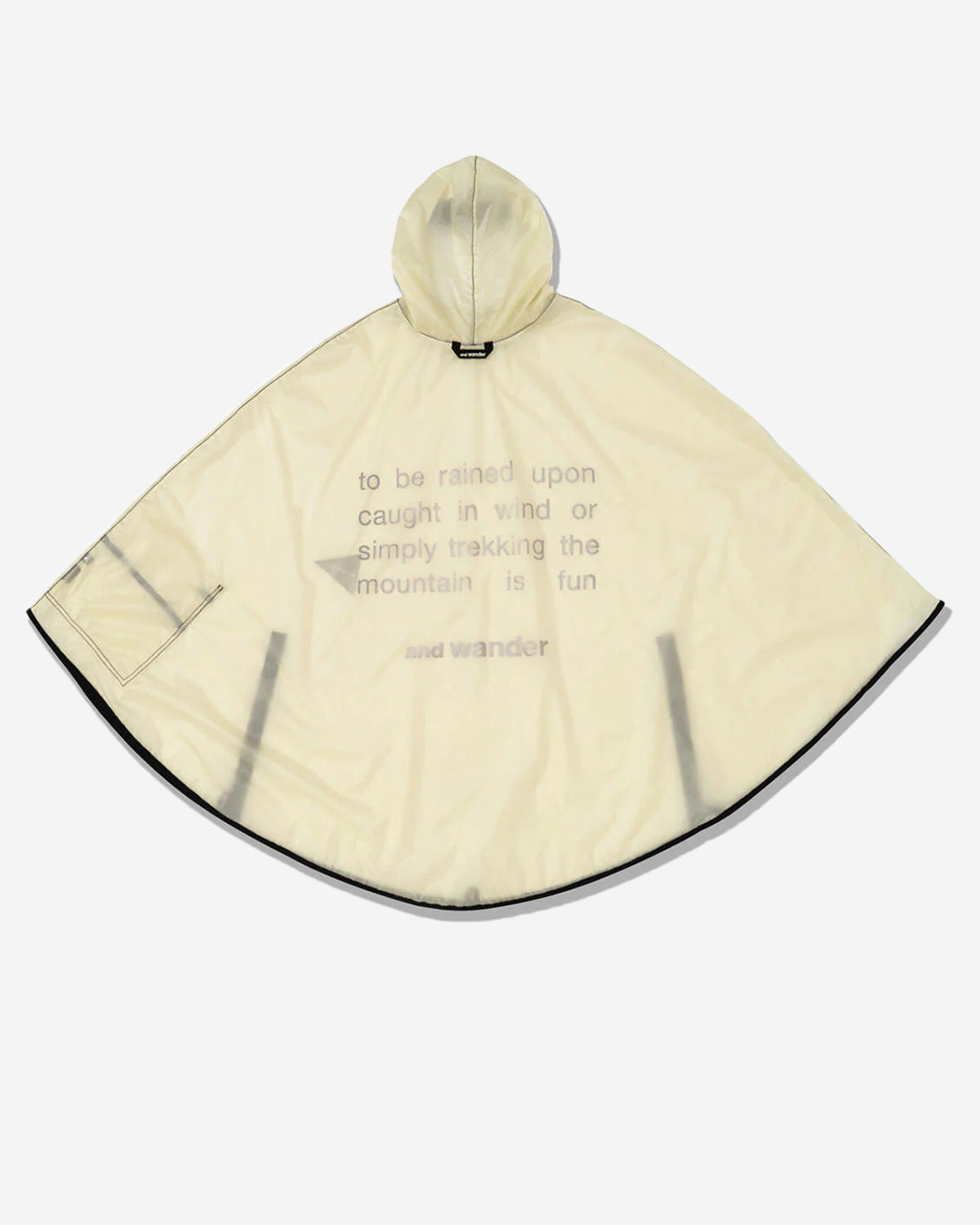 Sil Poncho - White