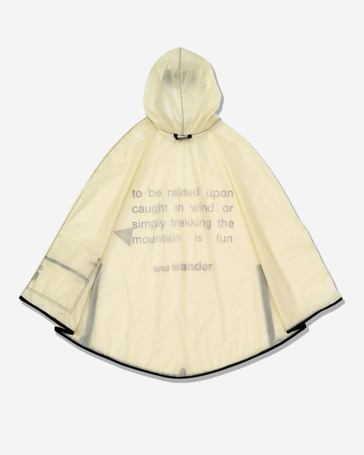 Sil Poncho - White