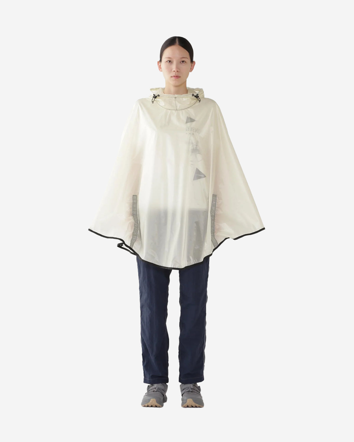 Sil Poncho - White