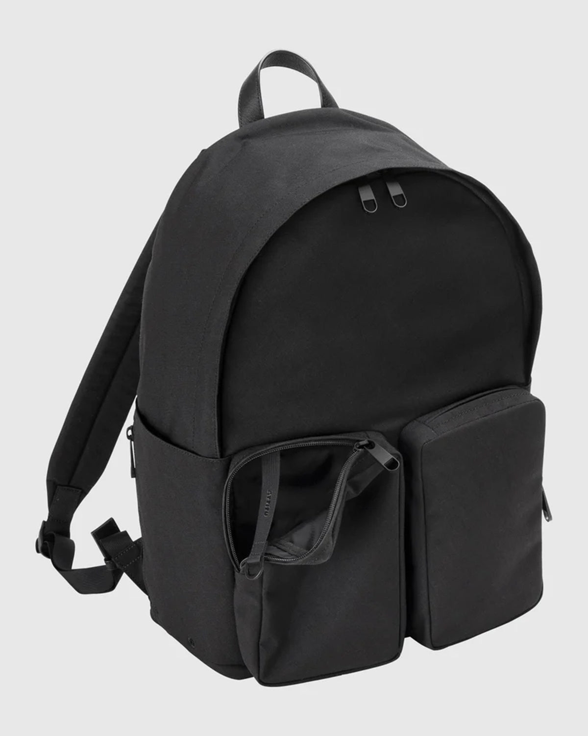Nylon Backpack DP M 006 - Black x Gray