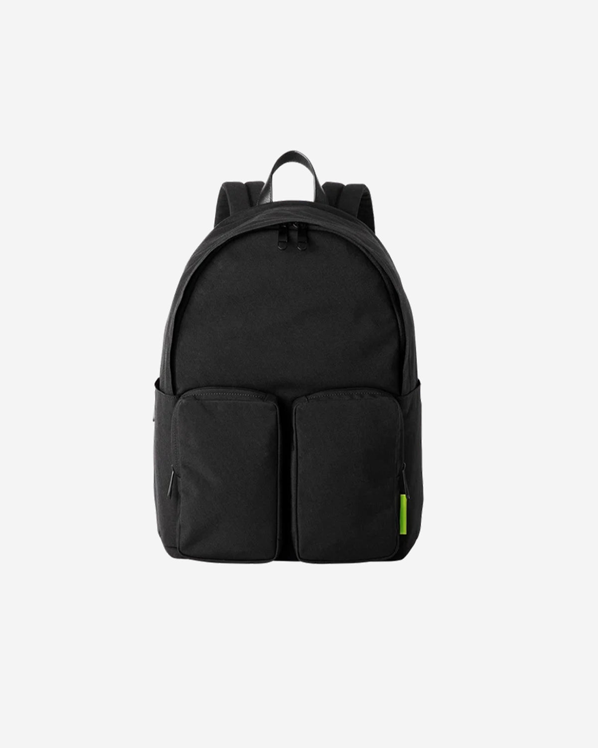 Nylon Backpack DP M 006 - Black x Lime Green