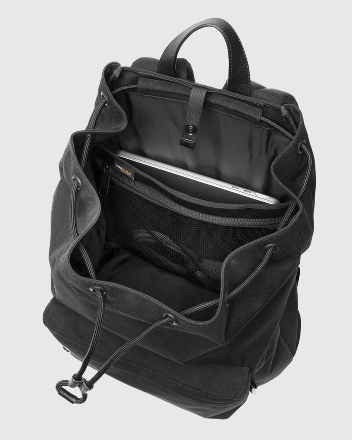 Nylon Backpack DS M 008 - Black