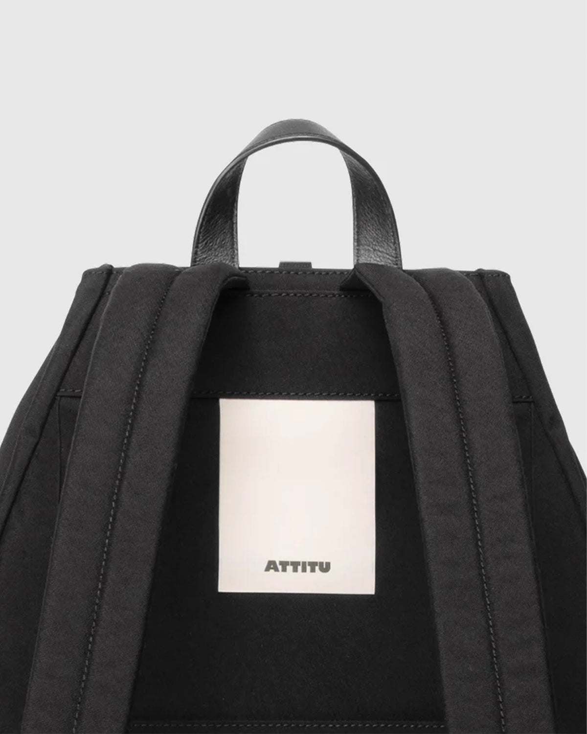 Nylon Backpack DS M 008 - Black
