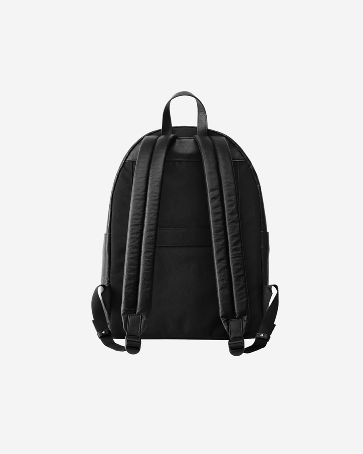Leather Backpack M 017 - Black