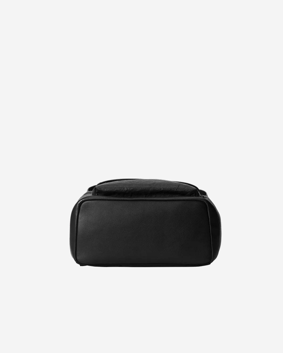 Leather Backpack M 017 - Black