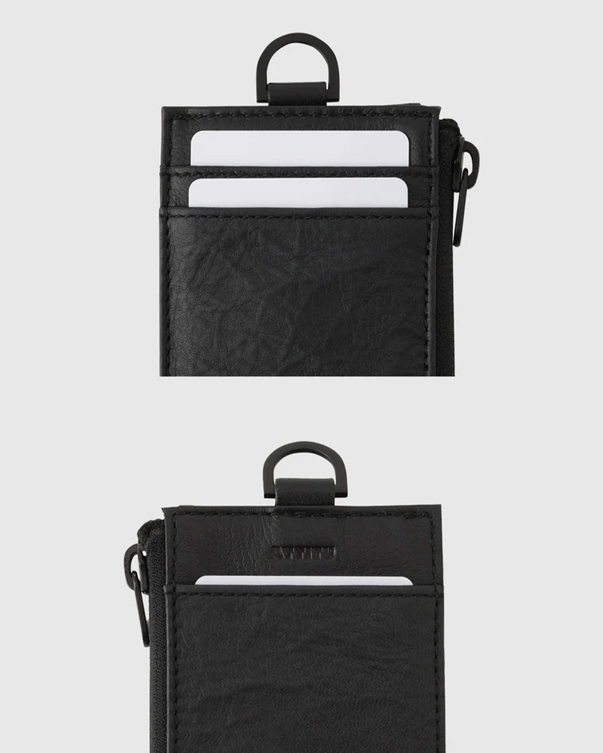 Leather Card Case 020 - Black
