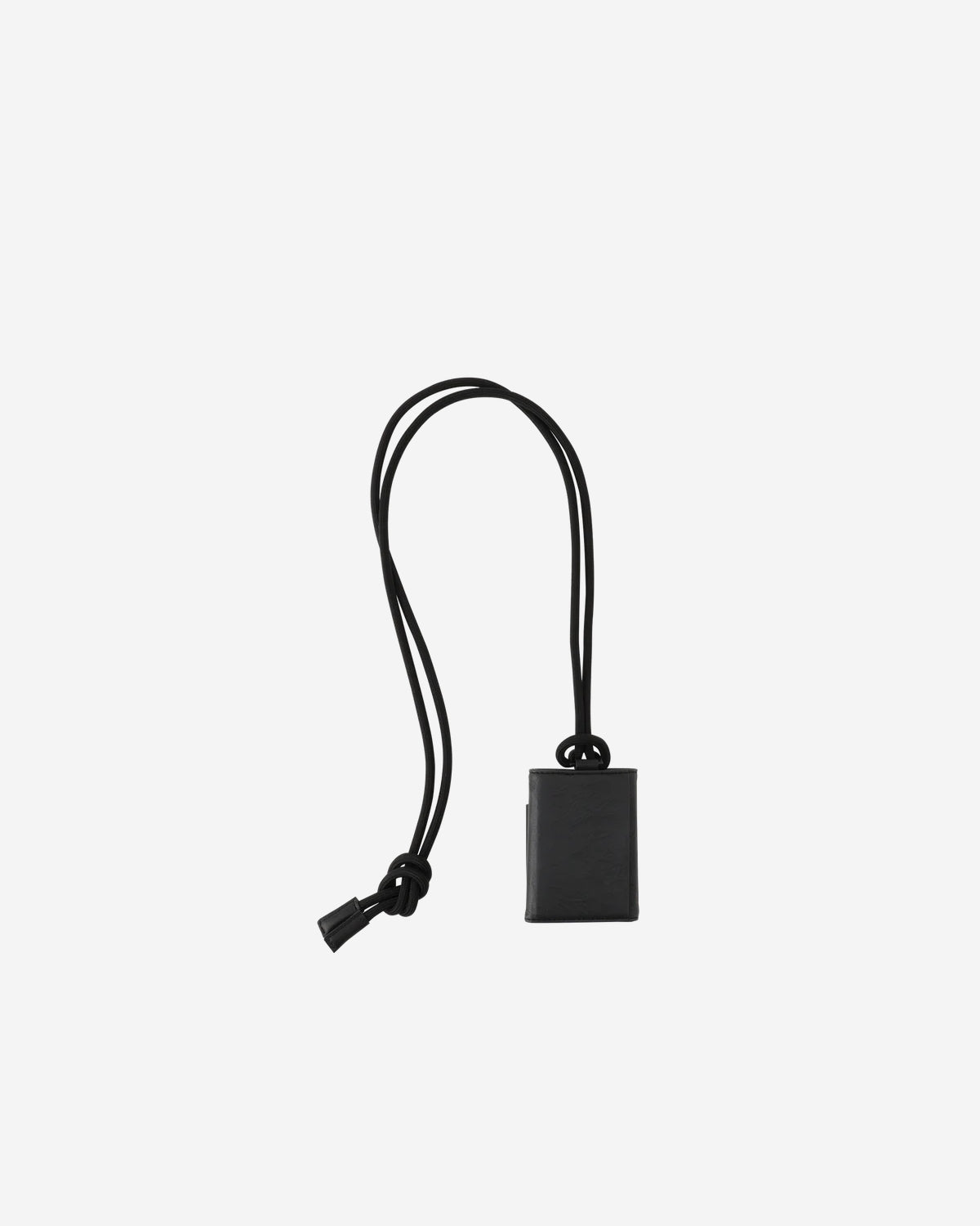 Leather Mini Wallet 019 - Black