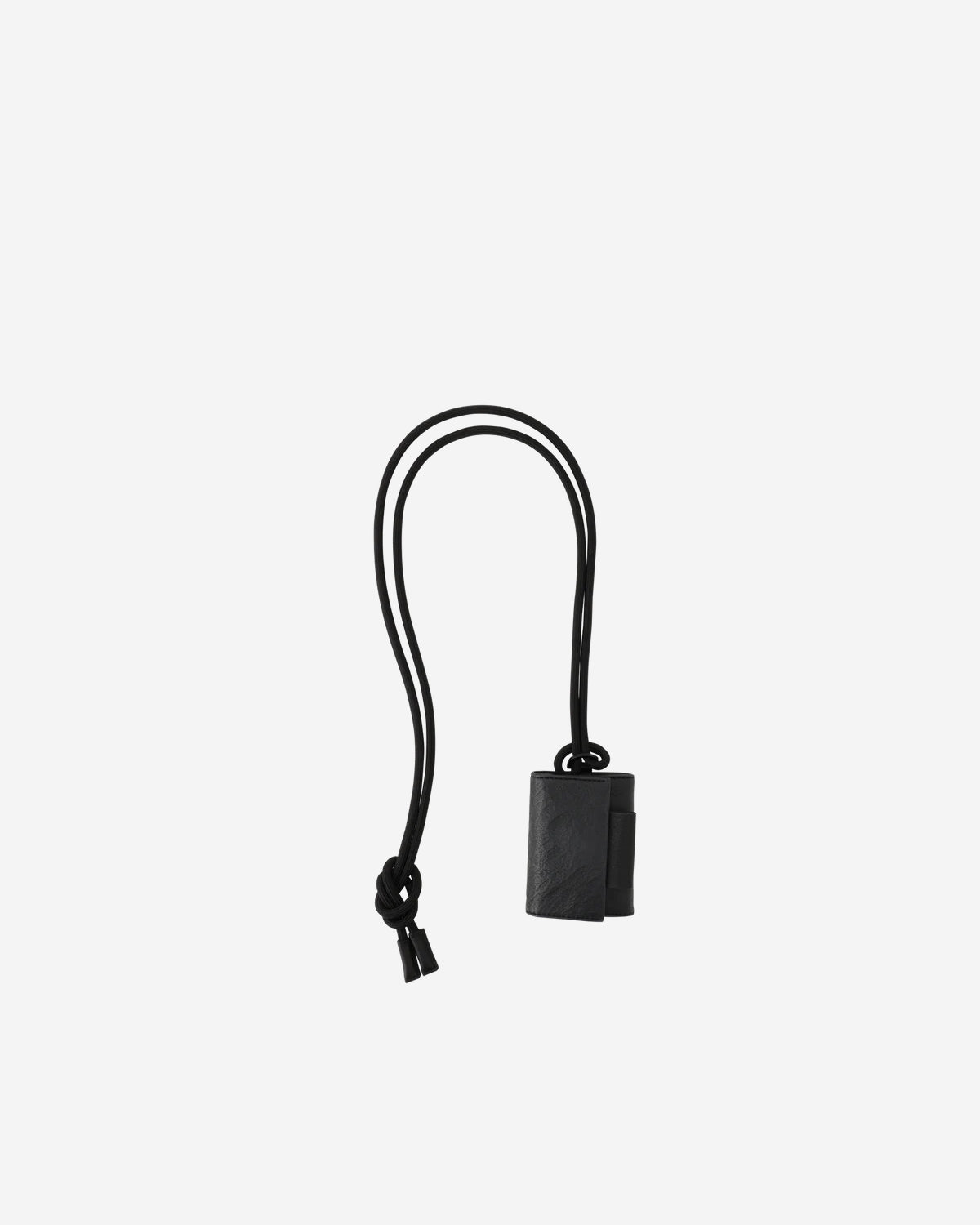 Leather Mini Wallet 019 - Black
