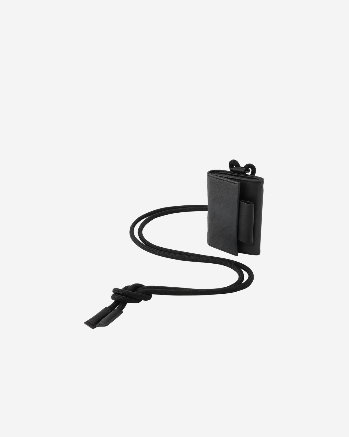 Leather Mini Wallet 019 - Black