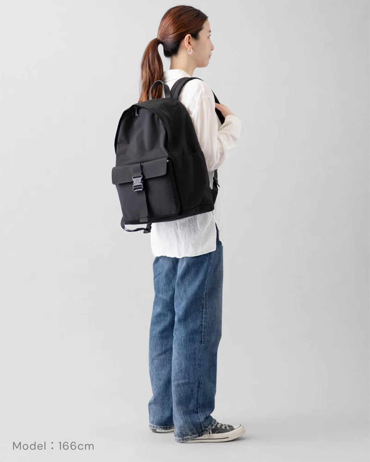 Nylon Backpack BC M 005 - Black