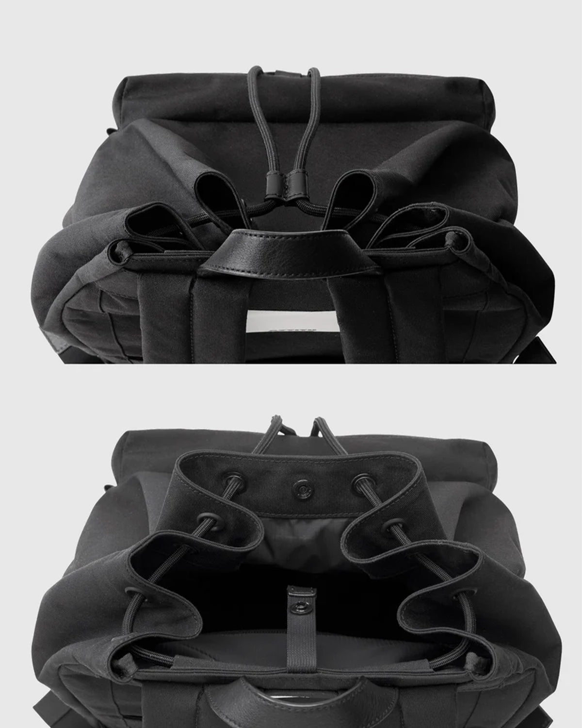 Nylon Backpack DS L 007 - Black
