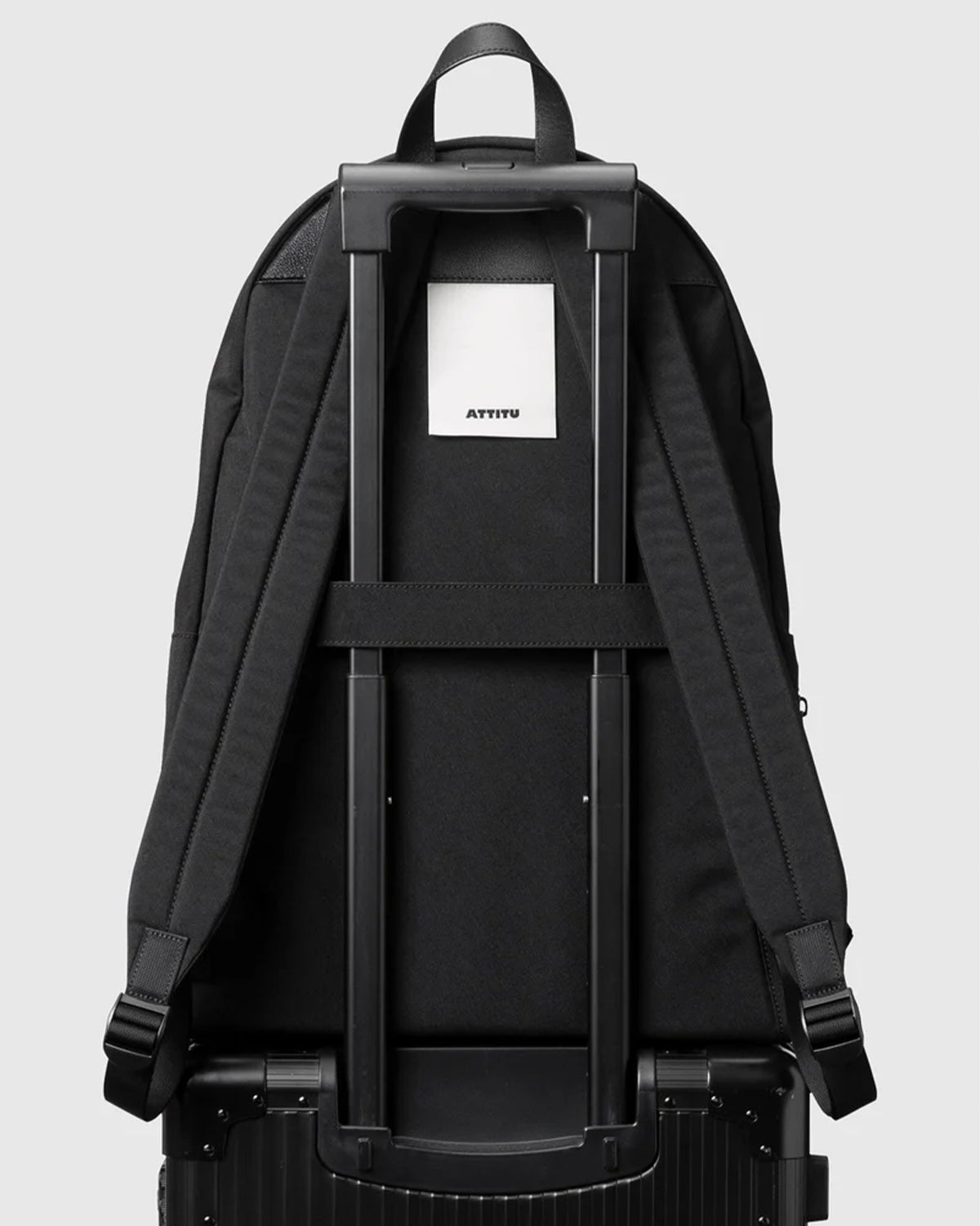 Nylon Backpack L 001 - Black