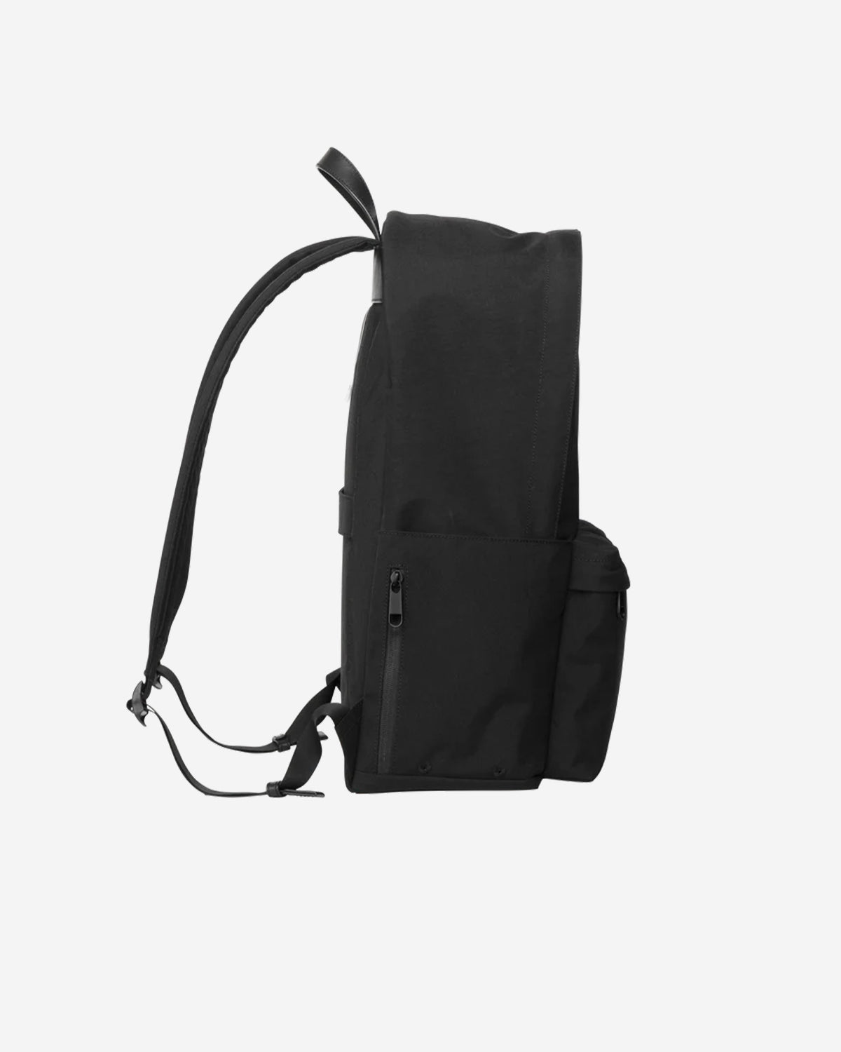 Nylon Backpack L 001 - Black