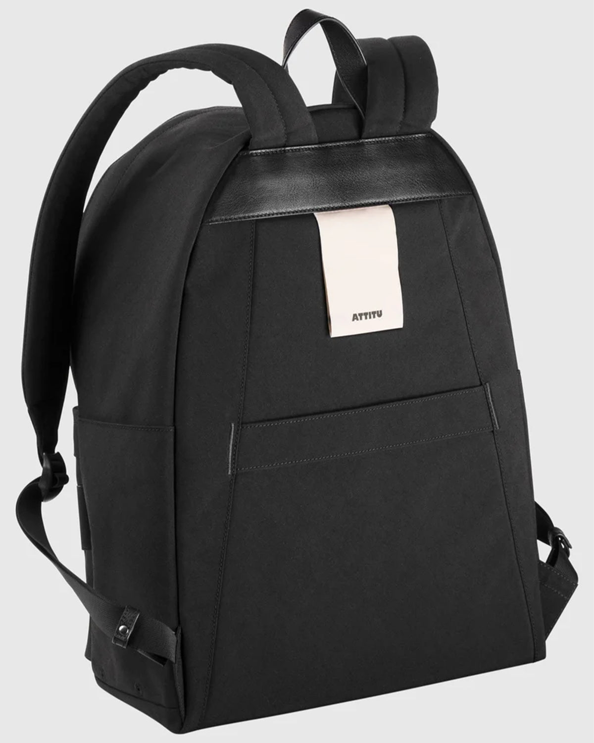 Nylon Backpack M 002 - Black