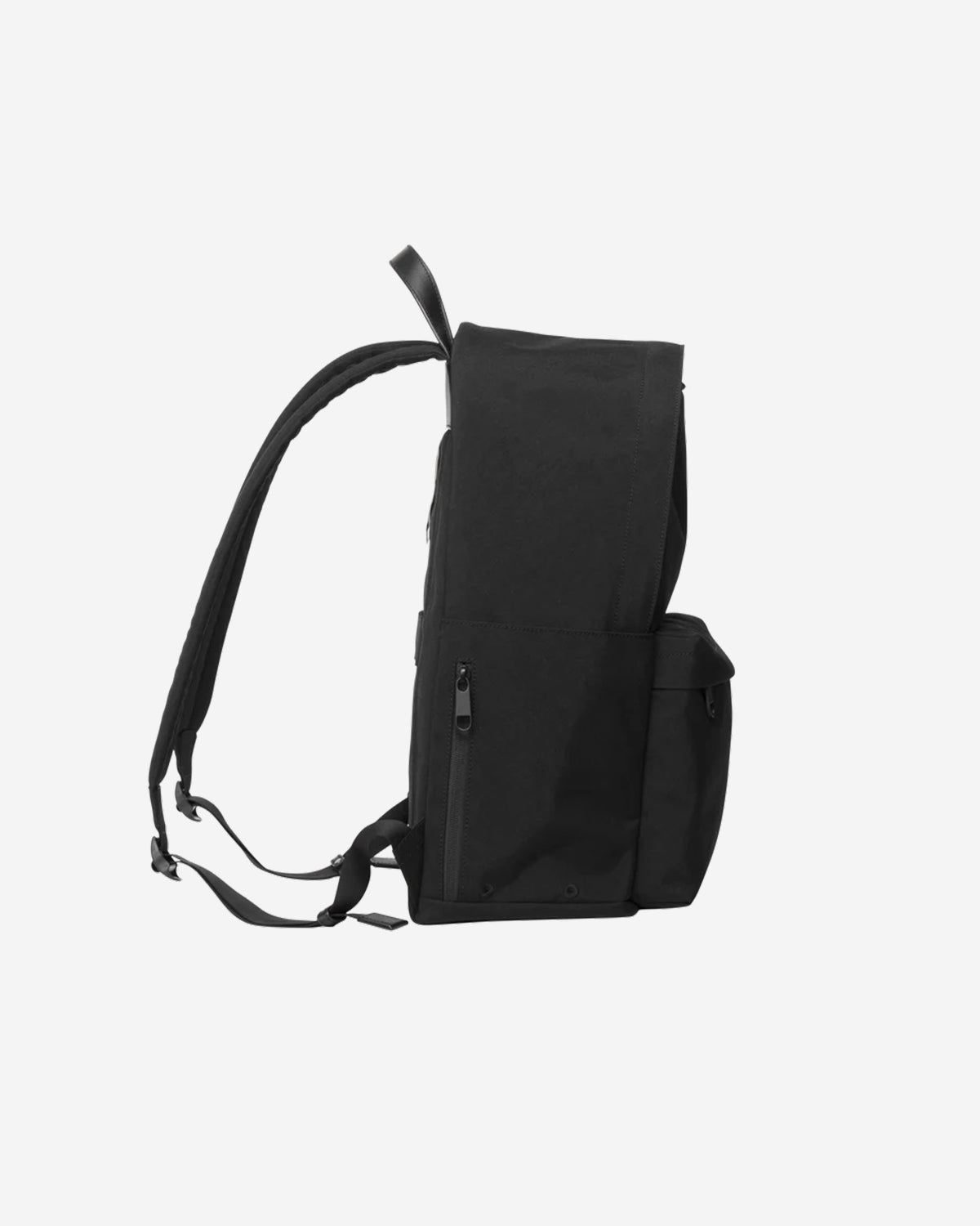 Nylon Backpack M 002 - Black