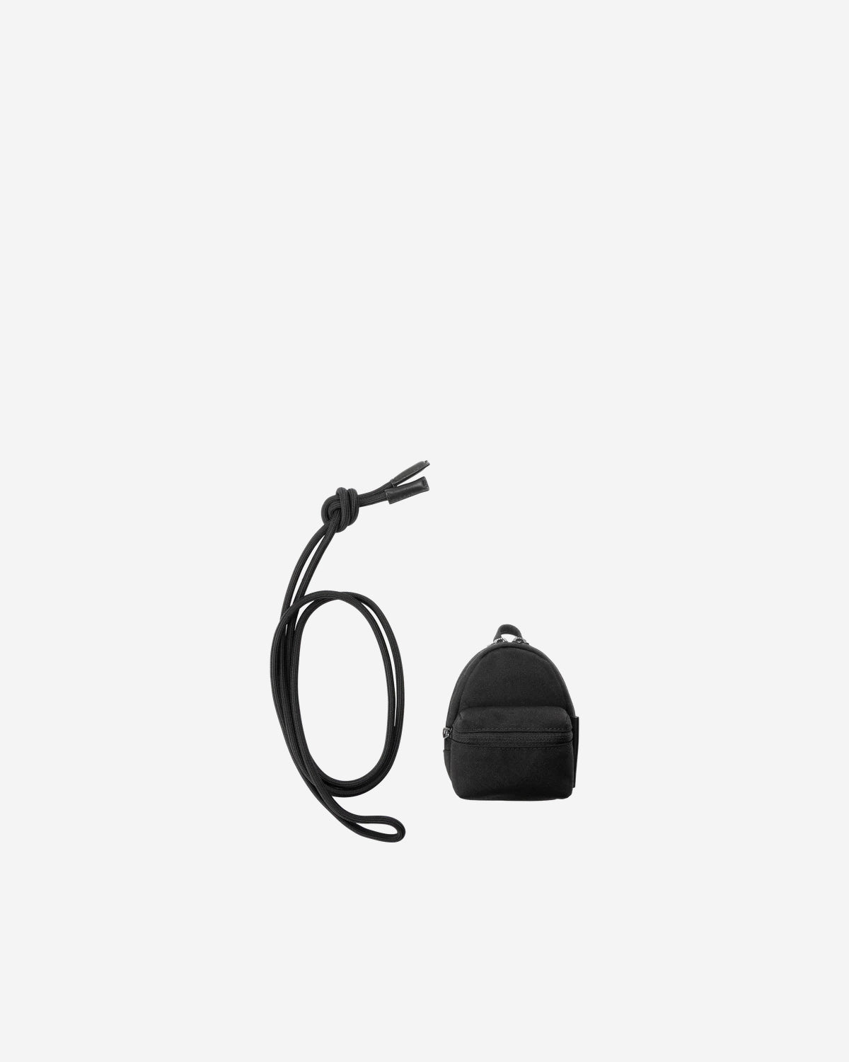 Nylon Pouch x Reusable Bag XXS 009 - Black x Gray