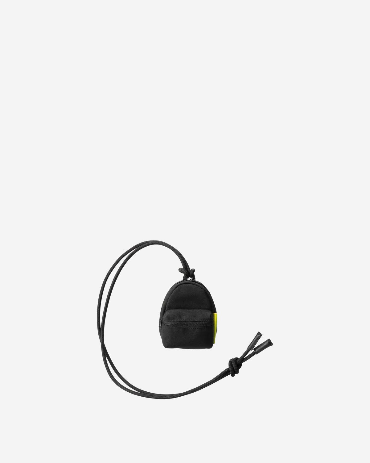 Nylon Pouch x Reusable Bag XXS 009 - Black x Neon Yellow