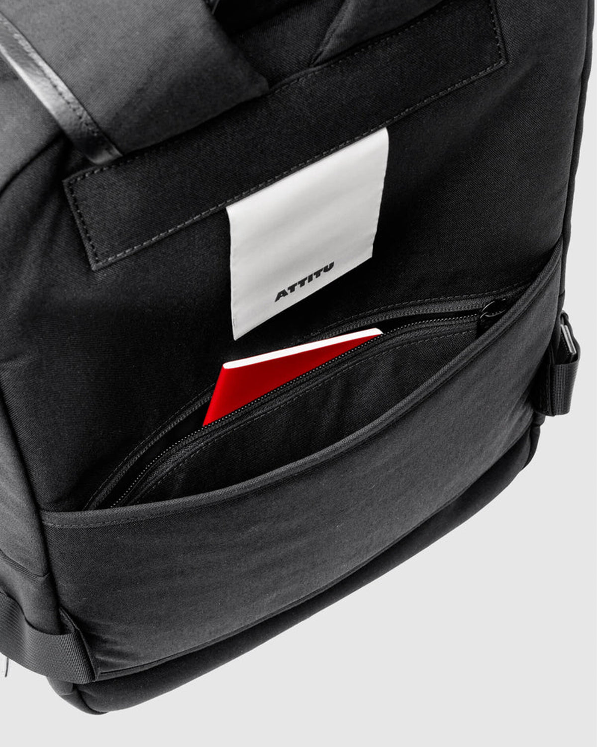 Nylon x Leather Backpack SL 016 - Black