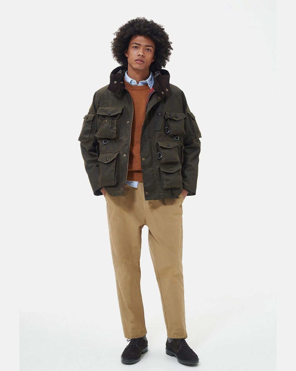 Barbour x Baracuta Havard Wax -Olive