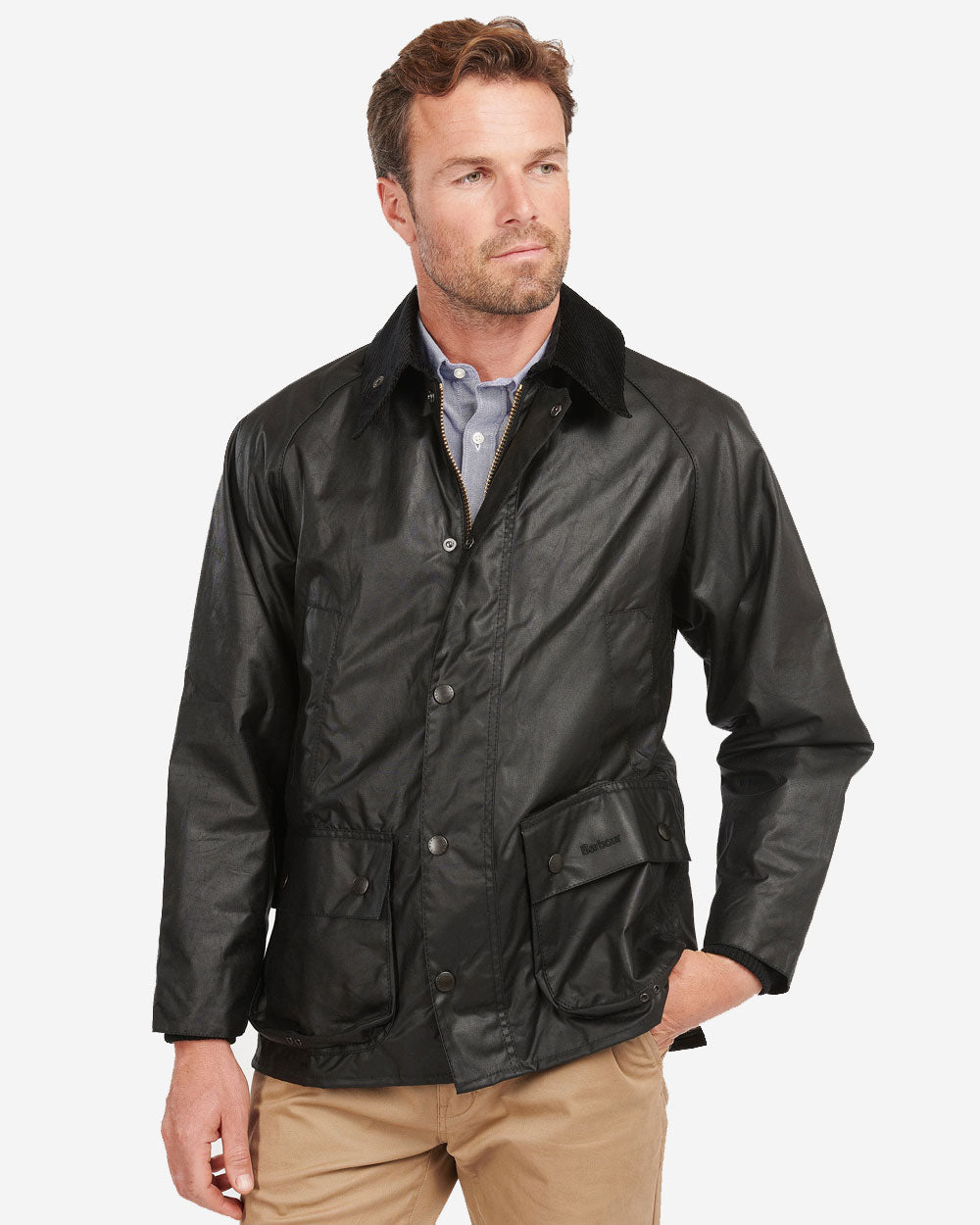 Barbour - Bedale Waxed Jacket - Black – onionbkk.com / Onion