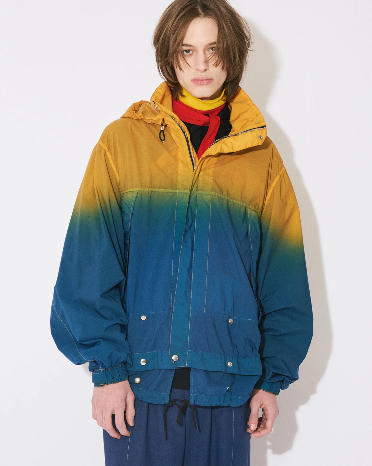 Double-End Glradation Blouson - Orange