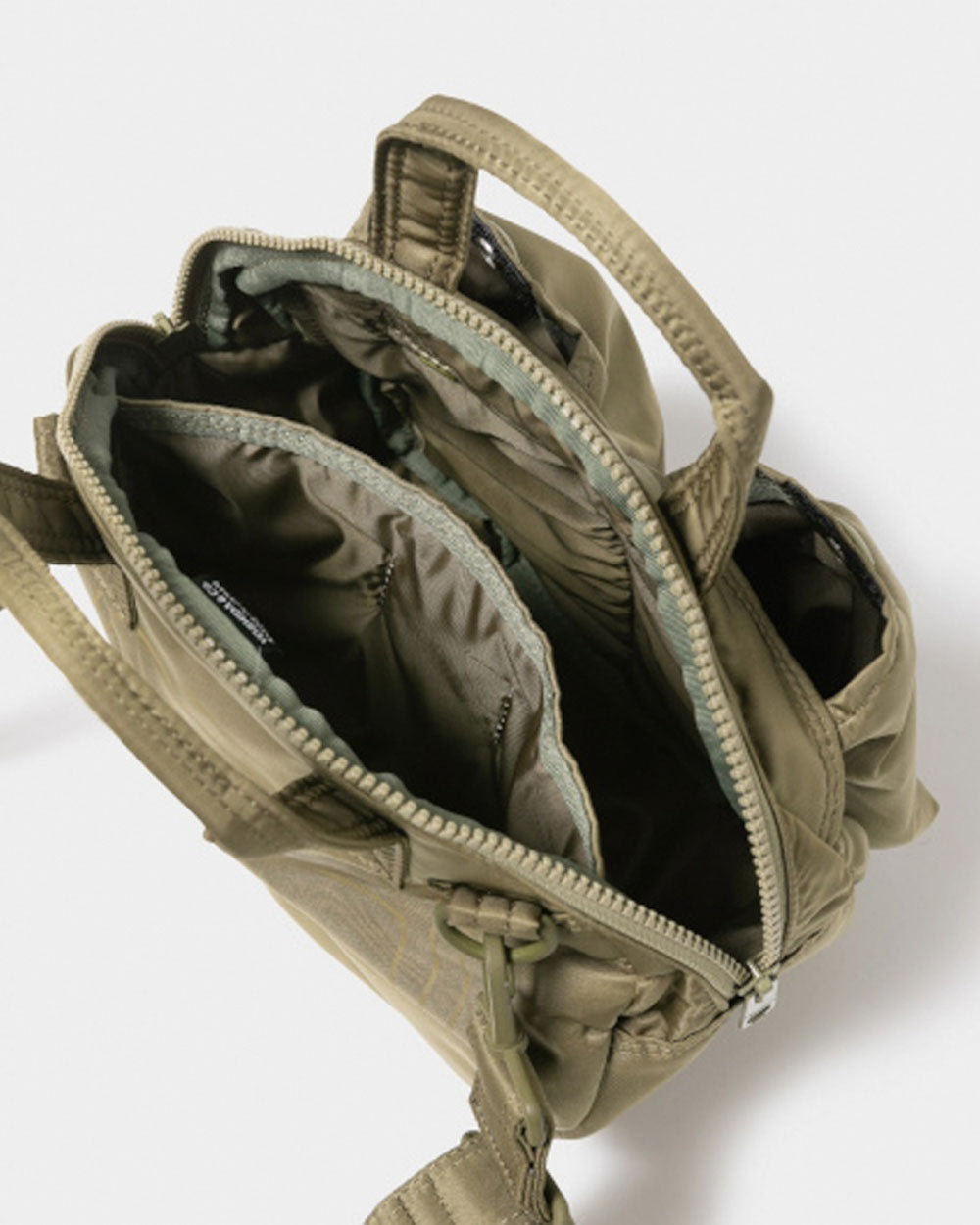 Beautiful People X POTR Helmet Bag In Nylon Twill - Olive