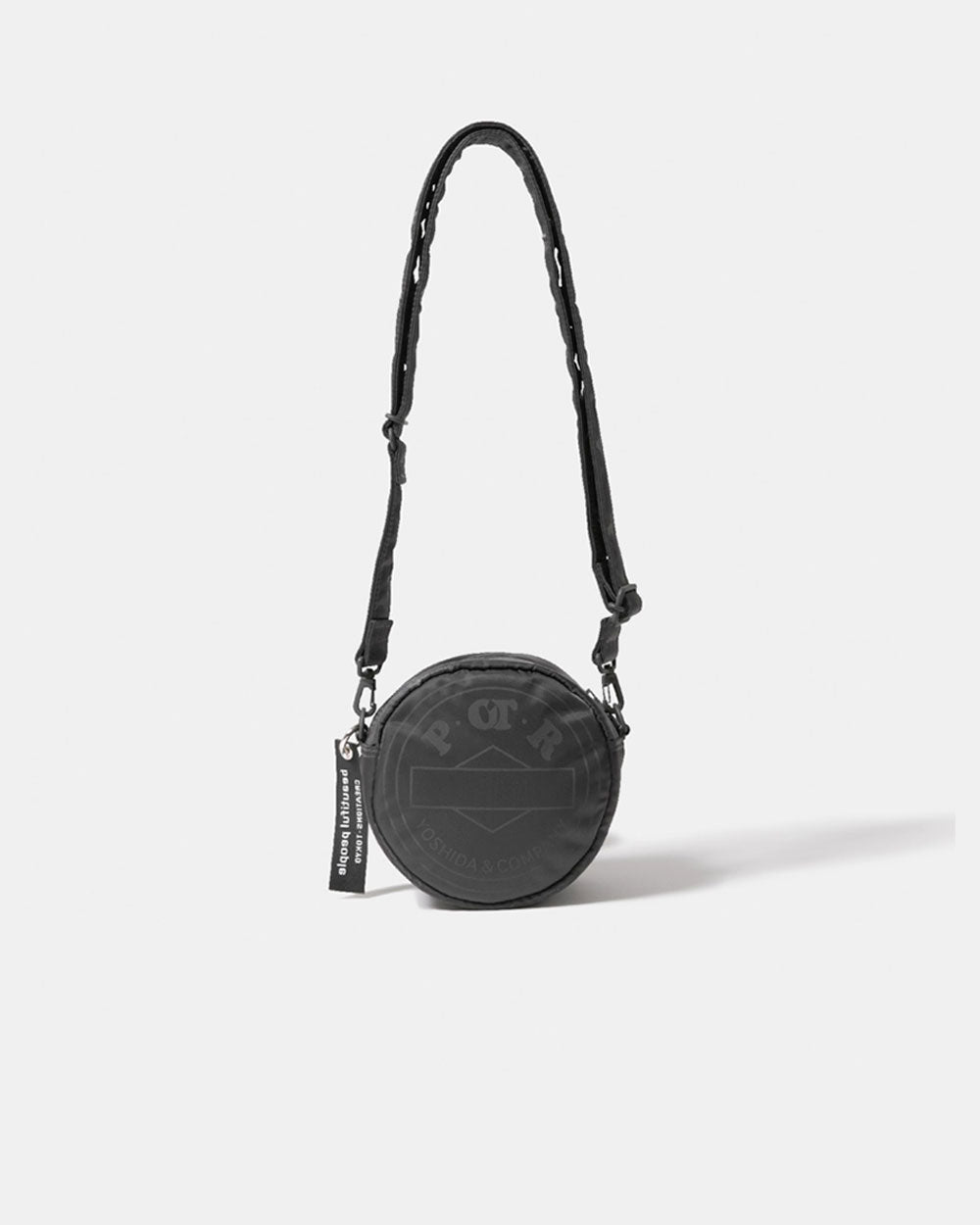 Beautiful People X POTR Shoulder Bag In Nylon Twill -Charcoal