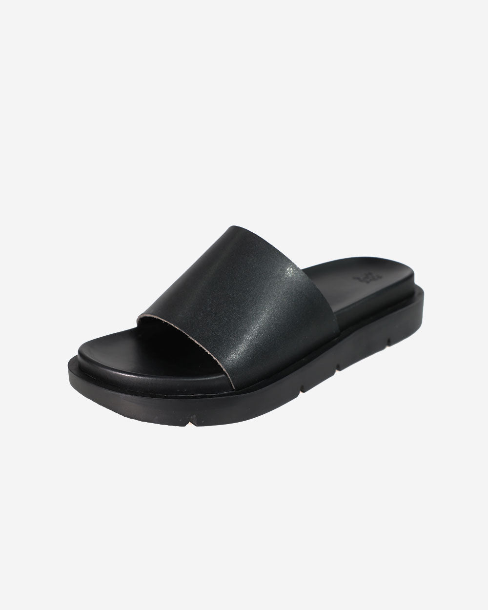 Blossom Slide Leather - Black